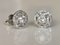 18k White Gold Diamond Earrings, Set of 2 4