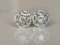 18k White Gold Diamond Earrings, Set of 2 2