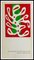 After Henri Matisse, White Algae on a Red and Green Background, 1953, Stencil 1