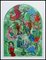 Marc Chagall, La Tribu d'Asher aus The 12 Maquettes of Buntglas für Jerusalem, 1962, Lithographie 1
