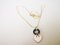 18K Two-Tone Gold Necklace and Pendant with Heart Motif 2