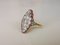 Vintage Marquise-Shaped Yellow and White Gold Ring 2