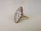 Vintage Marquise-Shaped Yellow and White Gold Ring, Image 2