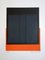 Alberte Garibbo, Black and Orange Geometry, Engraving, Image 1