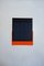 Alberte Garibbo, Black and Orange Geometry, Engraving, Image 2