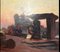 René Deydier, Crepúsculo, principios del siglo XX, óleo sobre tabla, Imagen 2