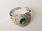 18-Karat Yellow and White Gold, Diopside and Diamond Ring 4
