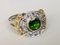 18-Karat Yellow and White Gold, Diopside and Diamond Ring, Image 8
