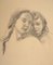 Maurice Denis, Portrait of Mother and Daughter, Lithograph 1