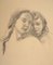 Maurice Denis, Portrait of Mother and Daughter, Lithograph, Image 1