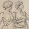 Maurice Denis, Two Nudes Walking, Early 20th Century, Original Lithograph 4