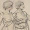 Maurice Denis, Two Nudes Walking, Frühes 20. Jahrhundert, Original Lithographie 4