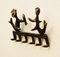 Brass Neptune and Mermaid Wall Hook by Walter Bosse for Hertha Baller, 1955, Image 4