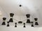 Mid-Century Italian Large Double Coned Chandelier, 1958, Image 1