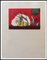Wassily Kandinsky, Zwei Reiter für die Roten, 1938, Holzschnitt 1