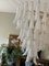 Lámpara de araña grande de cristal de Murano blanco al estilo de Mazzega, Imagen 3