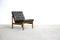 Scandinavian Leather Lounge Chair by Ole Gjerlov Knudsen & Torben Lind for France & Son, 1962, Image 1