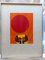 Luis Feito, Orange Komposition, Original Lithographie 2