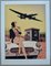 Philippe Berthet, Pin-Up on the Car With the Plane Taking Off, Screen Print, Image 2
