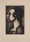 Georges Rouault, Portrait of the Lady: In Profile, 1928, Original Etching, Image 1