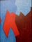 Serge Poliakoff, Komposition in Blau und Rot, 1968, Original Lithographie 3