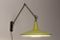 Lime Panama Wall Lamp by Wim Rietveld for Gispen, 1950s 5