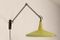 Limettengrüne Panama Wandlampe von Wim Rietveld for Gispen, 1950er 2