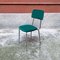 Mid-Century Italian Modern Chromed Steel & Forest Green Velvet Chair, 1960s, Image 2