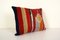 Turkish Bohemian Wool Striped Pillow Cover, Image 3