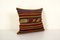 Vintage Turkish Striped Kilim Pillow Cover 3