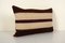 Turkish Anatolian Striped Kilim Pillow Cover 3