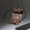Modern Minimal Strelitzia Carved Into Genuine Leather Sling Hanging Chair by Joanina Pastoll for Studio Stirling, Image 4