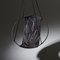 Modern Minimal Strelitzia Carved Into Genuine Leather Sling Hanging Chair by Joanina Pastoll for Studio Stirling 5