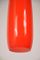 Italian Orange / Red Glass Hanging Lamp from Vistosi, 1960s, Image 3