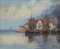 M. Bernard, Ships in the Port, Oil on Canvas, Framed, Image 2
