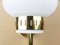 Mid-Century Opaline Glass & Brass Sconce from Stilnovo 10