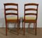 19th Century Blonde Mahogany Chairs, Set of 2 16
