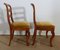 19th Century Blonde Mahogany Chairs, Set of 2 14