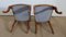 19th Century Blonde Mahogany Chairs, Set of 2 19