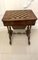 Antique Victorian Quality Burr Walnut Inlaid Games Table 1