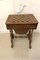 Antique Victorian Quality Burr Walnut Inlaid Games Table 3