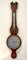 Antikes George III Banjo Barometer aus Mahagoni 1