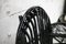 Poltrone in vimini laccate nere, Francia, anni '60, set di 2, Immagine 5