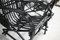 French Black Lacquered Rattan Armchairs, 1960s, Set of 2, Image 11