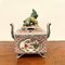 Antique Chinese Hand-Painted Vase with Cover, Image 1