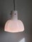 White Opaline Hanging Lamp from Glashütte Limburg, Germany, 1960s, Image 16