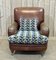 English Leather Armchair from Casamance 1