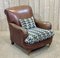 English Leather Armchair from Casamance 5