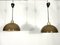 Mid-Century Modern Acrylic Glass Ceiling Light from Candle, Set of 2 1
