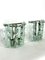 Vintage Thick Cut Glass Sconces from Zeroquattro, Italy, 1970s, Set of 2, Image 12